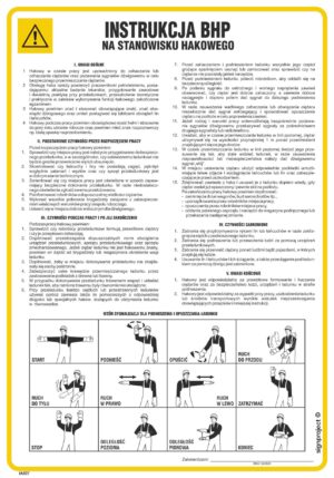 IAE07 Instrukcja BHP na stanowisku hakowego