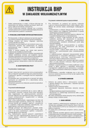 IAE17 Instrukcja BHP w zakładzie wulkanizacyjnym