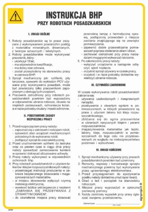 IAF09 Instrukcja BHP przy robotach posadzkarskich