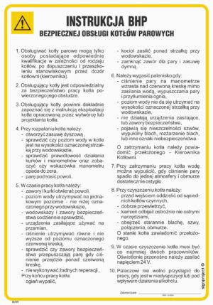 IAF19 Instrukcja bezpiecznej obsługi kotłów parowych