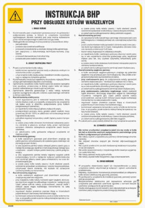 IAG08 Instrukcja BHP przy obsłudze kotłów warzelnych