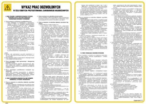 IAH04 Wykaz prac dozwolonych w celu odbycia przygotowania zawodowego młodocianych