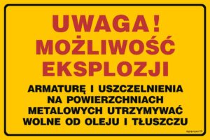 JD054 Uwaga!Możliwość eksplozji