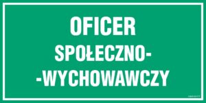 JE011 Oficer społeczno- wychowawczy