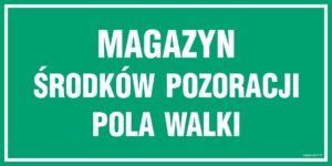 JE013 Magazyn środków pozoracji pola walki