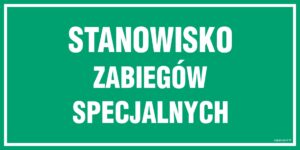 JE016 Stanowisko zabiegów specjalnych