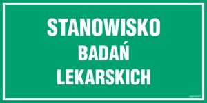 JE022 Stanowisko badań lekarskich