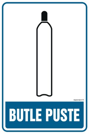 JD004 Butle puste - arkusz 9 naklejek