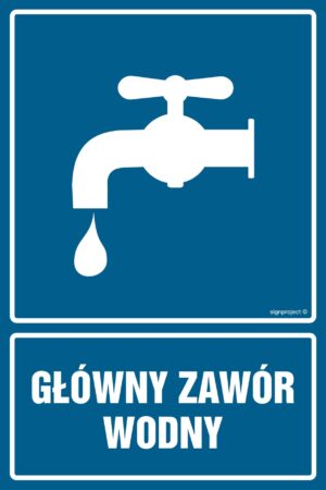JD008 Główny zawór wodny - arkusz 9 naklejek