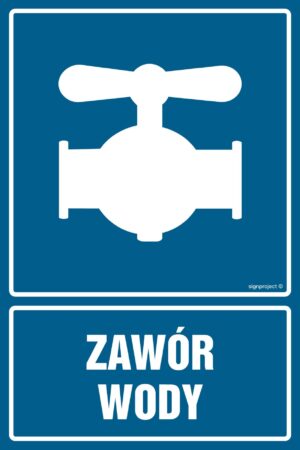 JD042 Zawór wody - arkusz 9 naklejek