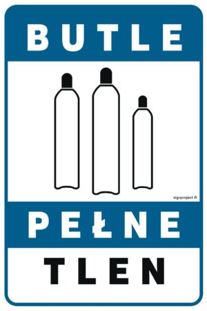 JD048 Butle pełne tlen - arkusz 9 naklejek