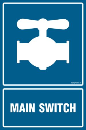 JD057 Main switch - arkusz 9 naklejek