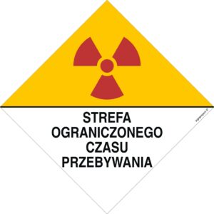 KA008 Znak ostrzegawczy do oznakowania strefy ograniczonego czasu przebywania