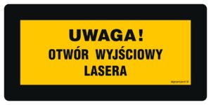 KB004 Uwaga! Promieniowanie laserowe przy otwarciu