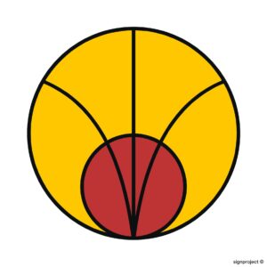 KC005 Strefa zagrożenia - arkusz 12 naklejek