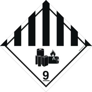 MB018 Różne materiały i przedmioty niebezpieczne - arkusz 48 naklejek