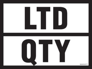 MC001 LTD QTY