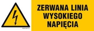 NA004 Zerwana linia wysokiego napięcia