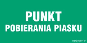 NA010 Punkt pobierania piasku