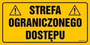NB032 Strefa ograniczonego dostępu