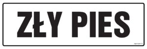 NC005 Zły pies