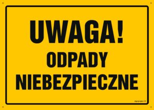 OA094 Uwaga! Odpady niebezpieczne