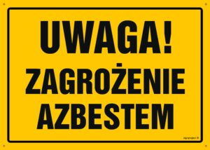 OA104 Uwaga! Zagrożenie azbestem