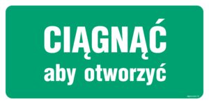 AC031 Ciągnąć aby otworzyć