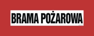 BC106 Brama pożarowa