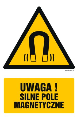 GF022 Uwaga! Silne pole magnetyczne
