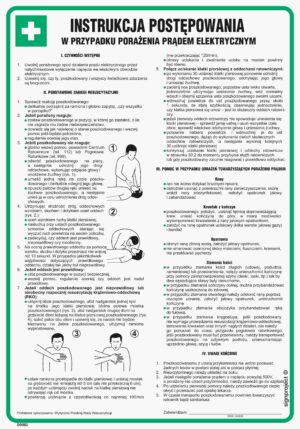 DD003 Instrukcja postępowania w wypadku porażenia prądem elektrycznym
