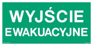 AA001 Wyjście ewakuacyjne