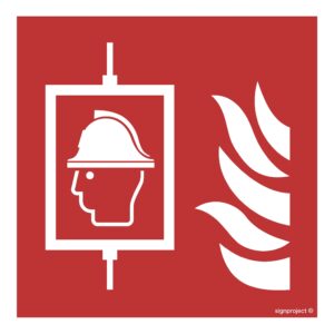 BF017 Dźwig dla straży pożarnej - 12 naklejek