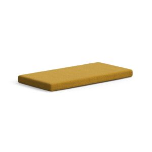 Poduszka na siedzisko QBUS, 795x395x50 mm, żółty