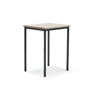 Stół SONITUS PLUS, 700x600x900 mm, laminat HPL jesion, redukcja hałasu, antracyt