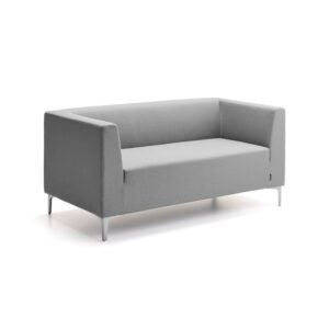 Sofa 2-osobowa CASUAL, tkanina CURA, szary