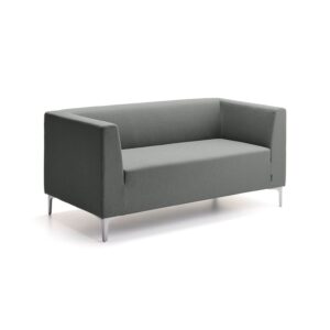 Sofa 2-osobowa CASUAL, tkanina CURA, antracyt