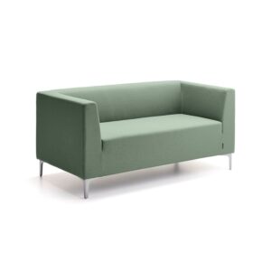 Sofa 2-osobowa CASUAL, tkanina CURA, ciemnozielony