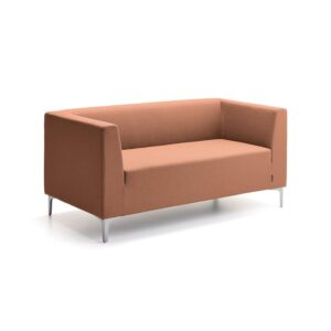 Sofa 2-osobowa CASUAL, tkanina CURA, miedziany