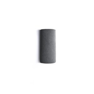 Panel akustyczny POLY, półcylinder, Ø280x500 mm, ścienny, jasnoszary