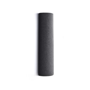 Panel akustyczny POLY, półcylinder, Ø280x1000 mm, ścienny, ciemnoszary