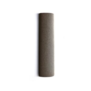 Panel akustyczny POLY, półcylinder, Ø280x1000 mm, ścienny, brązowy