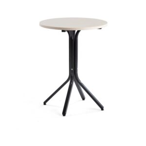 Stół VARIOUS, Ø700x900 mm, czarny, brzoza