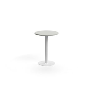 Stół barowy VERTICUS, Ø700x900 mm, jasnoszary/biały