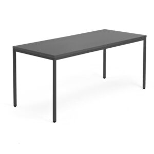 Biurko QBUS, rama 4 nogi, 1800x800 mm, czarny, czarny