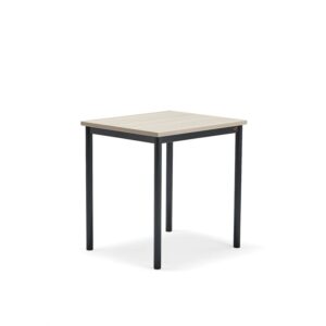 Stół SONITUS PLUS, 700x600x720 mm, laminat HPL jesion, redukcja hałasu, antracyt