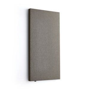 Panel akustyczny POLY, prostokątny, 600x1180x56 mm, ścienny, brązowy