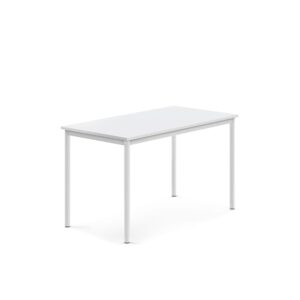 Stół SONITUS, 1200x700x720 mm, laminat HPL biały, biały