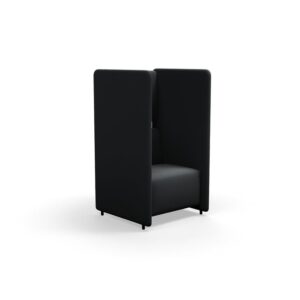 Fotel CLEAR SOUND, 1-osobowy, tkanina Pod CS, antracyt