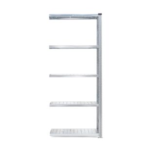Moduł dodatkowy do regału 2500x900x500mm galwanizowany, 5 półek